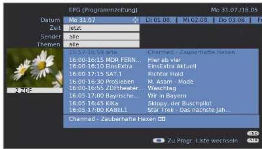 LOEWE Spheros R 32 HD - Die Programmliste anpassen - 1
