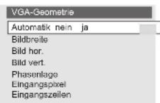 LOEWE Spheros R 37 Full HD 100 - VGA-Geometrie-Einstellungen - 3