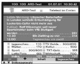LOEWE Spheros R 37 Full HD 100 - Teletext-Betrieb - 2