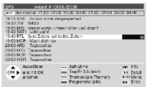 LOEWE Spheros 42 HD-DR - EPG nutzen - 1