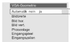 LOEWE Spheros 42 HD-DR - VGA-Geometrie-Einstellungen - 3