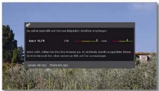 LOEWE Reference LD 55 - Einstellmöglichkeiten für den DVB-S-Empfang (Fortsetzung): - 1