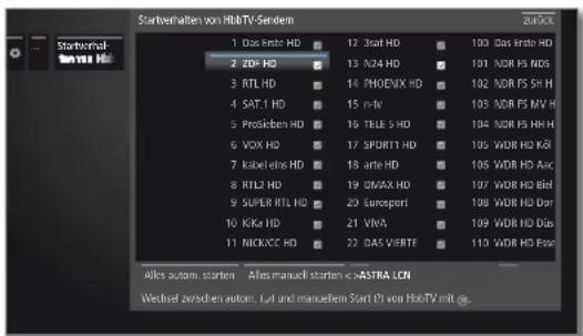 LOEWE Reference LD 55 - Startverhalten von HbbTV-Sendern - 2