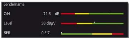 LOEWE Reference LD 55 - Statusbalken bei der manuellen Suche - 1