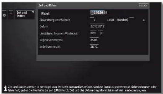 LOEWE Reference LD 46 - Zeit und Datum aufrufen - 3