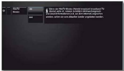 LOEWE Reference LD 46 - HbbTV-Modus ein/aus - 2