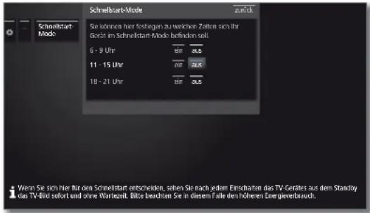 LOEWE Reference LD 40 - Schnellstart-Mode aufrufen - 3