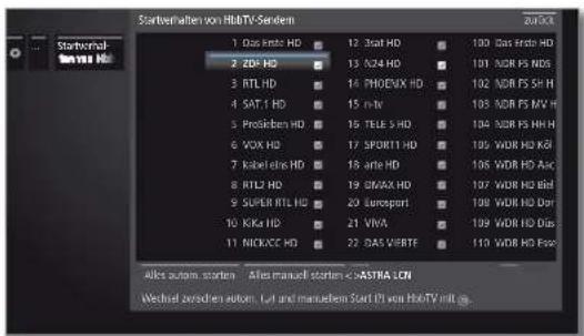 LOEWE Reference LD 40 - Startverhalten von HbbTV-Sendern - 2