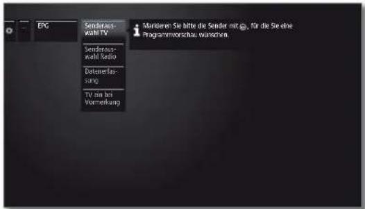 LOEWE Reference LD 40 - EPG-Einstellungen aufrufen - 3