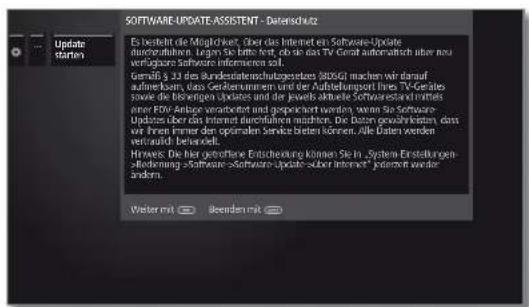 LOEWE Reference LD 40 - Software-Update aufrufen - 3