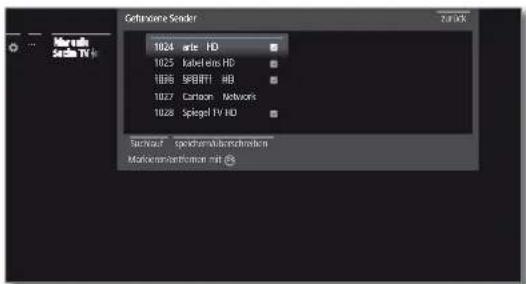 LOEWE Reference LD 40 - Manuelle Suche DVB-T/C/S: - 3