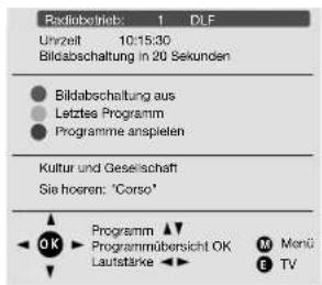 LOEWE Mimo 20 - Radio-Betrieb ein-/ausschalten - 1