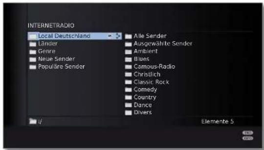 LOEWE Individual 55 Compose LED 400 - Senderübersicht (Internetradio) - 1