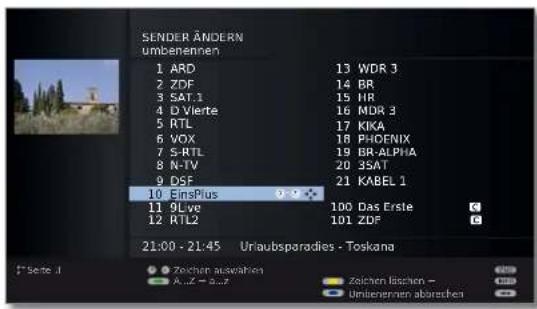 LOEWE Individual 55 Compose LED 400 - Sender umbenennen - 2