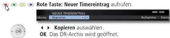 LOEWE Individual 55 Compose LED 400 - Neuer Eintrag: DR-Archiv-Einträge kopieren ^1 - 1