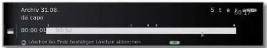LOEWE Individual 55 Compose LED 400 - Teile der Aufnahme löschen - 6