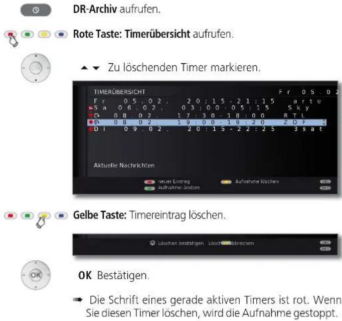 LOEWE Individual 55 Compose LED 400 - Programmierte Timereinträge löschen - 1