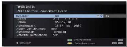 LOEWE Individual 55 Compose LED 400 - Timer-Aufnahme über EPG programmieren - 5