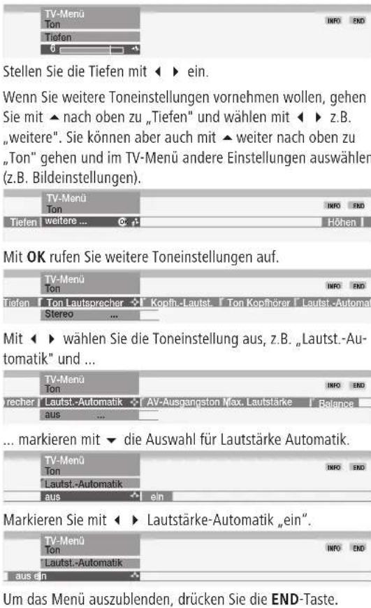 LOEWE Individual Edition - Beispiel zur Menübedienung - 9