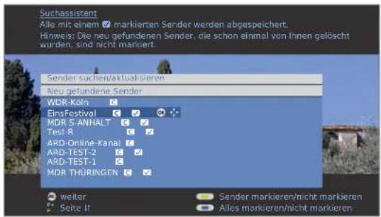LOEWE Individual 46 selection Full HD 100 - Sender suchen/aktualisieren – Behandlung von neuen und nicht mehr gefundenen Sendern - 2