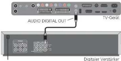 LOEWE Individual 46 selection Full HD 100 - Digitale Audio-Verstärker anschließen - 1