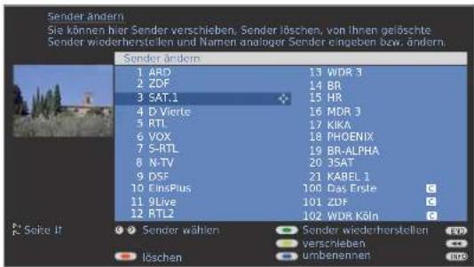 LOEWE Individual 46 selection Full HD 100 - TV-Menü aufrufen. - 1