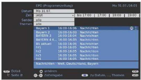LOEWE Individual 46 selection Full HD 100 - EPG starten und beenden - 2