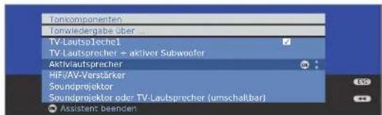 LOEWE Individual 46 selection Full HD 100 - Ton über Aktivlautsprecher wiedergeben - 2