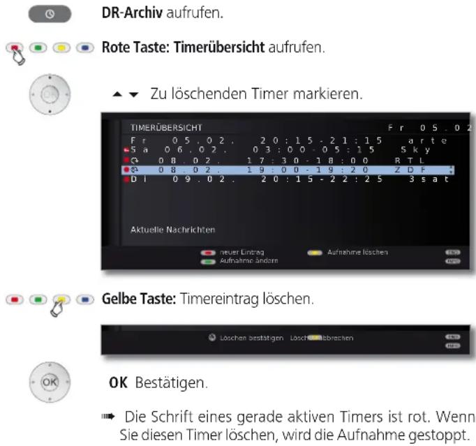 LOEWE Individual 46 Compose LED 400 - Programmierte Timereinträge löschen - 1