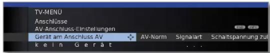 LOEWE Individual 46 Compose LED 400 - AV-Anschluss-Einstellungen aufrufen - 3