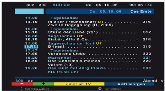 LOEWE Individual 46 Compose LED 400 - Timer-Aufnahme über Teletext programmieren - 1