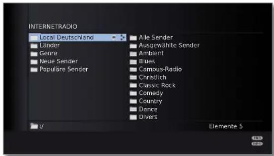 LOEWE Individual 46 Compose LED 400 - Senderübersicht (Internetradio) - 1