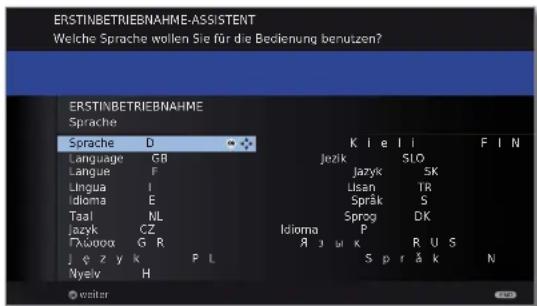 LOEWE Individual 46 Compose LED 400 - Ablauf des Erstinbetriebnahme-Assistenten - 1