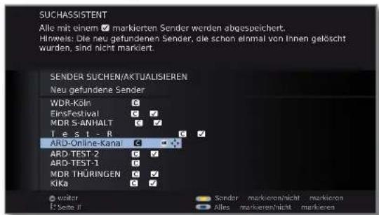 LOEWE Individual 46 Selection LED 200 - Sender suchen/aktualisieren – Behandlung von neuen und nicht mehr gefundenen Sendern - 2