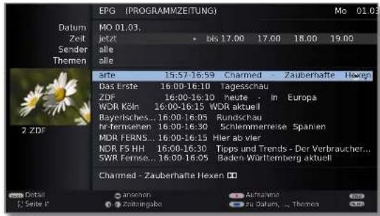 LOEWE Individual 46 Selection LED 200 - Timer-Aufnahme über EPG programmieren - 3