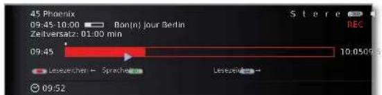 LOEWE Individual 46 Selection LED 200 - Statusanzeige bei zeitversetzter und Archiv-Aufnahme - 4