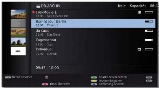 LOEWE Individual 46 Selection LED 200 - Archiv-Aufnahme – Timer-Aufnahme - 1