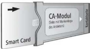 LOEWE Individual 46 Compose 100 - Smart Card in das CA-Modul einschieben - 1