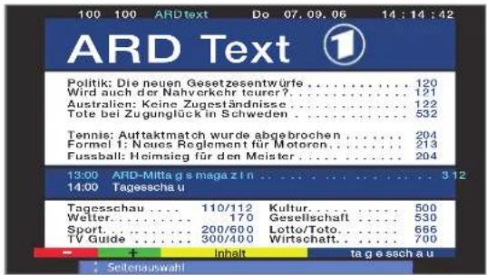 LOEWE Individual 40 Compose Full HD 100 - Teletext starten und beenden - 2