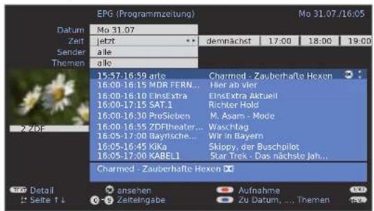 LOEWE Individual 40 Compose Full HD 100 - Timer-Aufnahme über EPG programmieren - 1