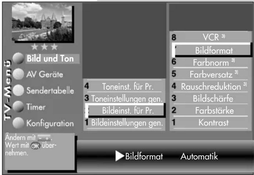 METZ Puros 32 ML - Bildformat einstellen: - 5