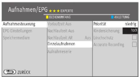 METZ Primus - Einstellungen für externe Festplatte treffen - 5