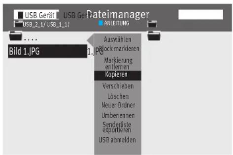 METZ Primus - „Dateimanager“ aufrufen - 3