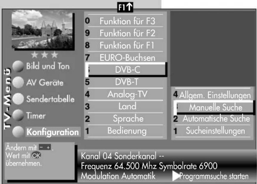 METZ Milos 26 - Manuelle Suche durchführen - 1