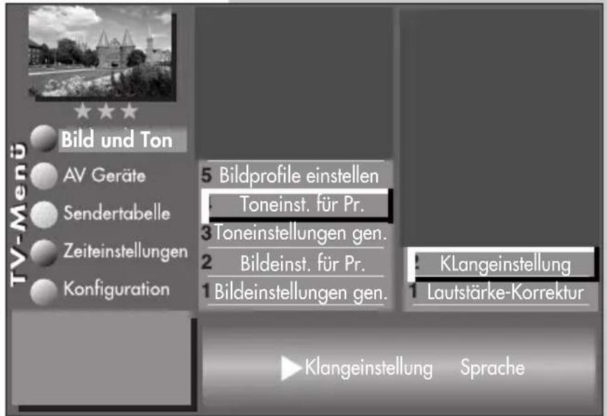 METZ Linea FHDTV 100 - Klang einstellen - 2