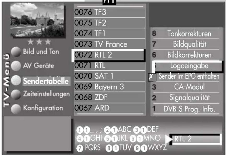 METZ Linea FHDTV 100 - Menü aufrufen - 6