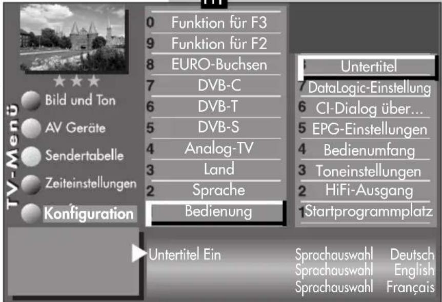 METZ Linea FHDTV 100 - Untertitel einschalten - 2