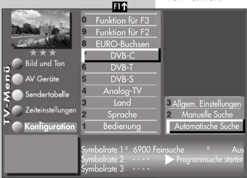 METZ Linea FHDTV 100 - Automatische Suche durchführen - 1