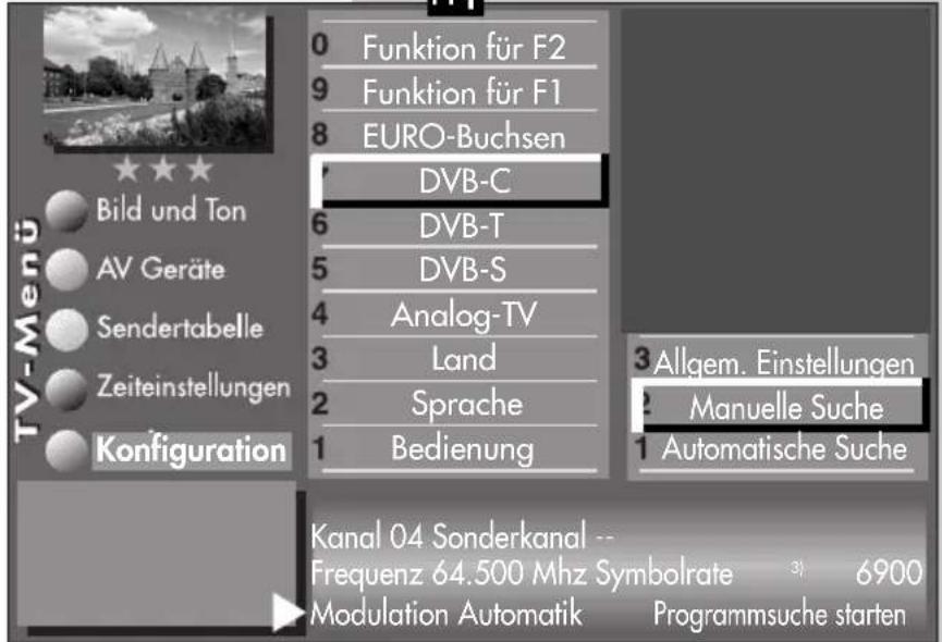 METZ Linea FHDTV 100 - Menü aufrufen - 5