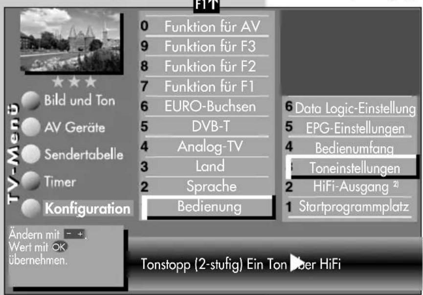 METZ Clarus - Ton über HiFi-Verstärker Ton über HiFi/Surround - 6